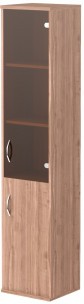 Шкаф колонка комбинированная СУ-1.2(R) Ясень Шимо 406*365*1975