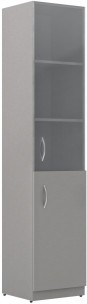 Шкаф колонка комбинированая SR-5U.2(R) Серый 386х375х1815