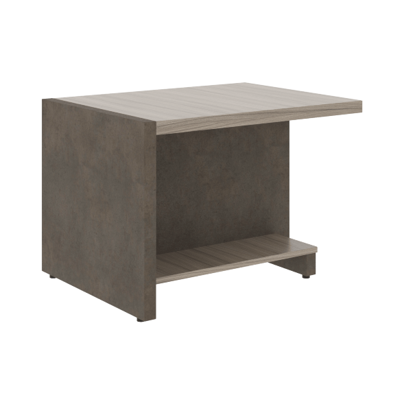 Стол журнальный СФ-531601 Дрифтвуд /Бетон чикаго темно-серый 600х800х550 WOOD&amp;amp;STONE