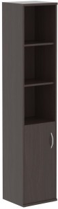 Шкаф колонка с глухой малой дверью СУ-1.1(L) Венге Магия 406х365х1975