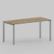 Стол Лофт 1200х700 на П-образных опорах, серый