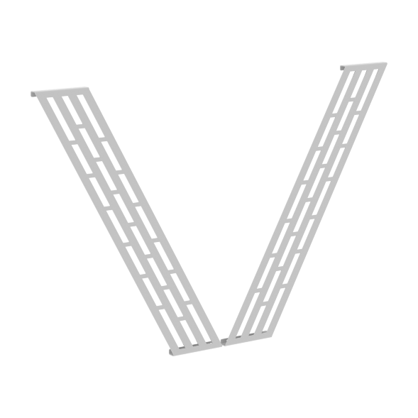 Элемент металлический (2шт) Накладка фронтальной панели XQPOF-2 131х22,5х846 XTEN-QP в Асбесте 