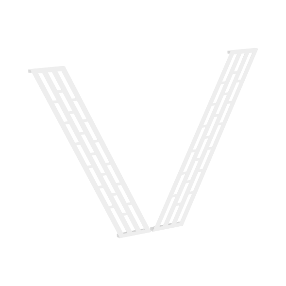 Элемент металлический (2шт) Накладка фронтальной панели XQPOF-2 131х22,5х846 XTEN-QP в Асбесте 