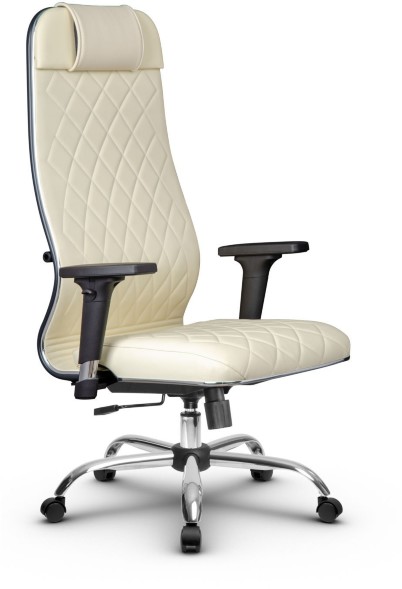 Кресло офисное Metta L  NewLeather (хром ов. сеч.) 