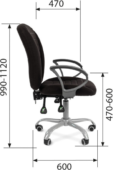 Офисное кресло CHAIRMAN 9801 ERGO в Асбесте 