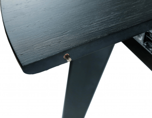 Стол раскладной DAIVA Орион+ 1000(+300)*1000 черный