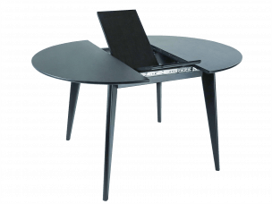 Стол раскладной DAIVA Орион+ 1000(+300)*1000 черный