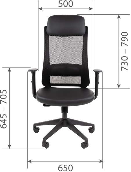 Кресло руководителя CHAIRMAN 500LT ЭКО